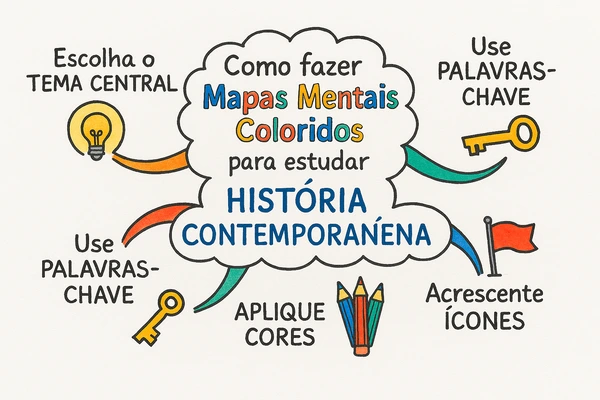 Como-fazer-mapas-mentais-coloridos-para-estudar-historia-contemporanea
