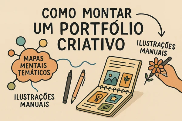 Como-montar-um-portfolio-criativo-com-mapas-mentais-tematicos-e-ilustracoes-manuais