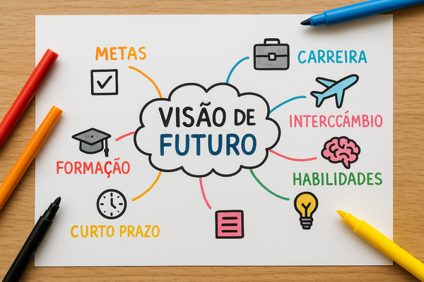Mapas-mentais-a-mao-para-criar-visao-de-futuro-com-icones-criativos